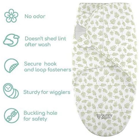 Bunny Palm Swaddle 3-pack - Picture 3 of 3